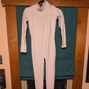 White Medium Seeksmile Unisex Spandex Zentai Dancewear Catsuit without Gloves
